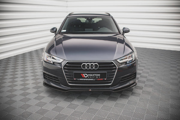 Maxton Design Front Ansatz V.2 für Audi A4 B9 Carbon Look - Beast Performance Fahrzeugtechnik OHG