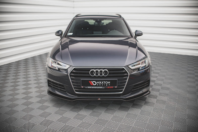 Maxton Design Front Ansatz V.2 für Audi A4 B9 Carbon Look - Beast Performance Fahrzeugtechnik OHG