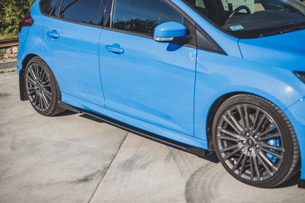 Maxton Design Robuste Racing Seitenschweller Ansatz für für + Flaps Ford Focus RS Mk3 - Beast Performance Fahrzeugtechnik OHG