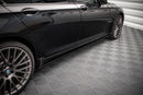 Maxton Design Seitenschweller Ansatz für BMW 7 M-Paket F01 Carbon Look - Beast Performance Fahrzeugtechnik OHG