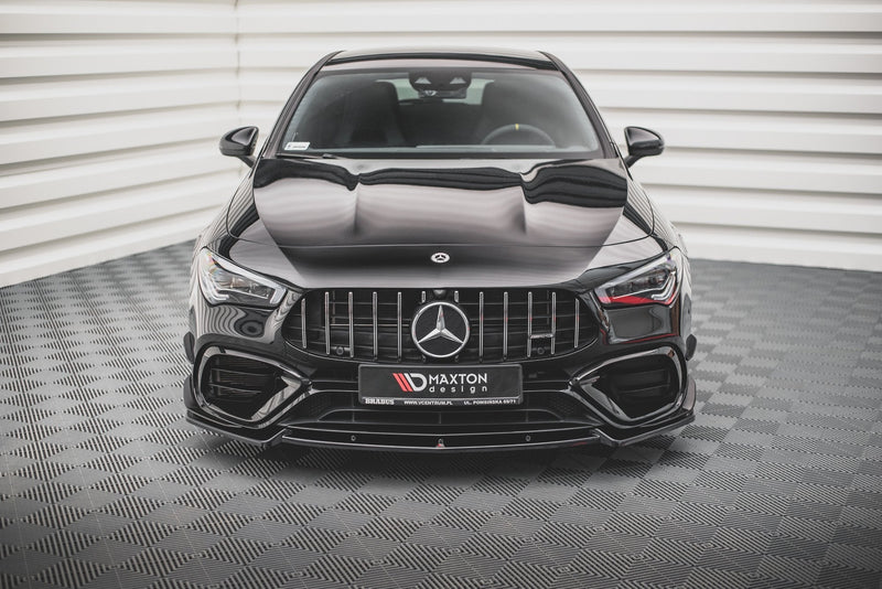 Maxton Design Front Ansatz V.2 für Mercedes-AMG CLA 45 Aero C118 schwarz matt - Beast Performance Fahrzeugtechnik OHG