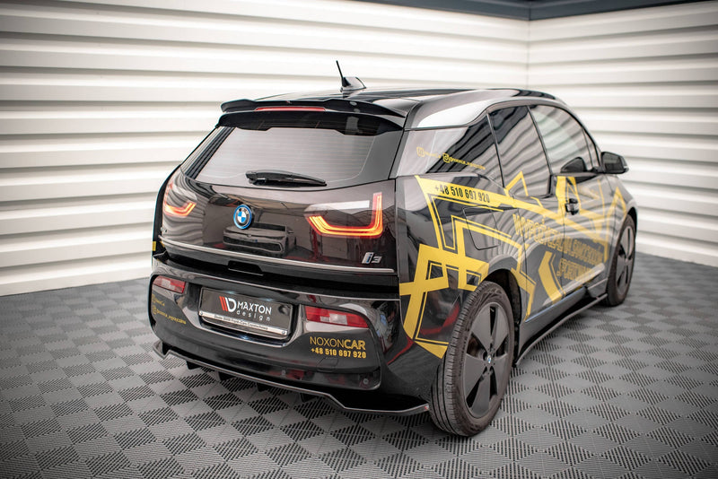 Maxton Design Spoiler CAP für BMW i3 Mk1 Facelift schwarz Hochglanz - Beast Performance Fahrzeugtechnik OHG