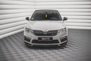 Maxton Design Front Ansatz V.2 für Skoda Octavia RS Mk3 Facelift schwarz matt - Beast Performance Fahrzeugtechnik OHG