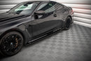 Maxton Design Seitenschweller Ansatz für V.1 für BMW M4 G82 schwarz matt - Beast Performance Fahrzeugtechnik OHG