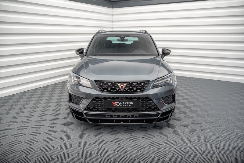 Maxton Design Front Ansatz V.2 für Cupra Ateca Carbon Look - Beast Performance Fahrzeugtechnik OHG