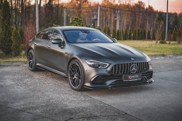 Maxton Design Seitenschweller Ansatz für Mercedes-AMG GT 53 4-Door Coupe schwarz matt - Beast Performance Fahrzeugtechnik OHG