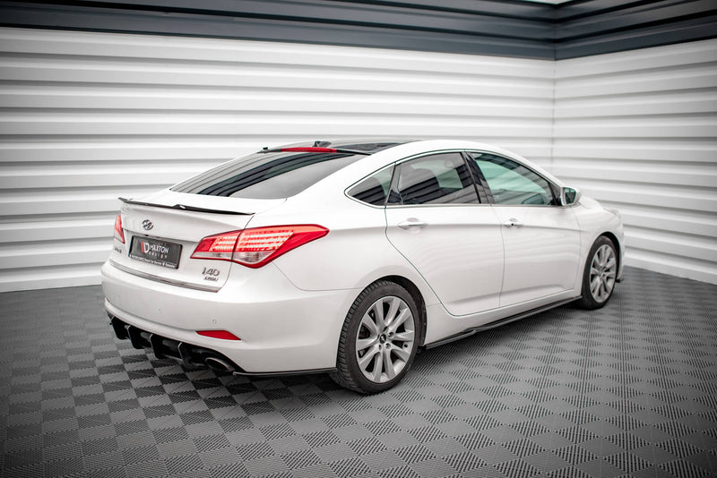 Maxton Design Seitenschweller Ansatz für Hyundai I40 Mk1 Carbon Look - Beast Performance Fahrzeugtechnik OHG