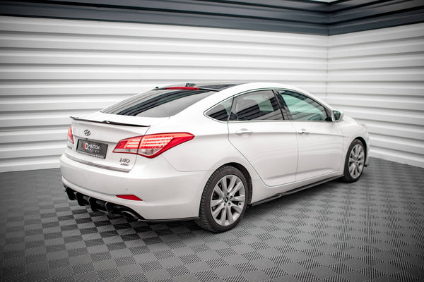 Maxton Design Seitenschweller Ansatz für Hyundai I40 Mk1 schwarz Hochglanz - Beast Performance Fahrzeugtechnik OHG