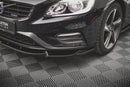 Maxton Design Front Ansatz V.1 für Volvo S60 R-Design Mk2 schwarz matt - Beast Performance Fahrzeugtechnik OHG
