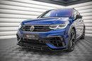 Maxton Design Front Ansatz V.1 für Volkswagen Tiguan R / R-Line Mk2 Facelift schwarz Hochglanz - Beast Performance Fahrzeugtechnik OHG