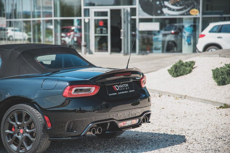 Maxton Design Spoiler CAP für Fiat 124 Spider Abarth schwarz Hochglanz - Beast Performance Fahrzeugtechnik OHG
