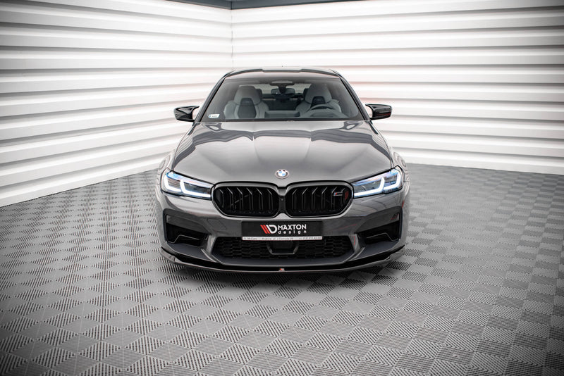 Maxton Design Front Ansatz V.3 für BMW M5 F90 Facelift schwarz Hochglanz - Beast Performance Fahrzeugtechnik OHG
