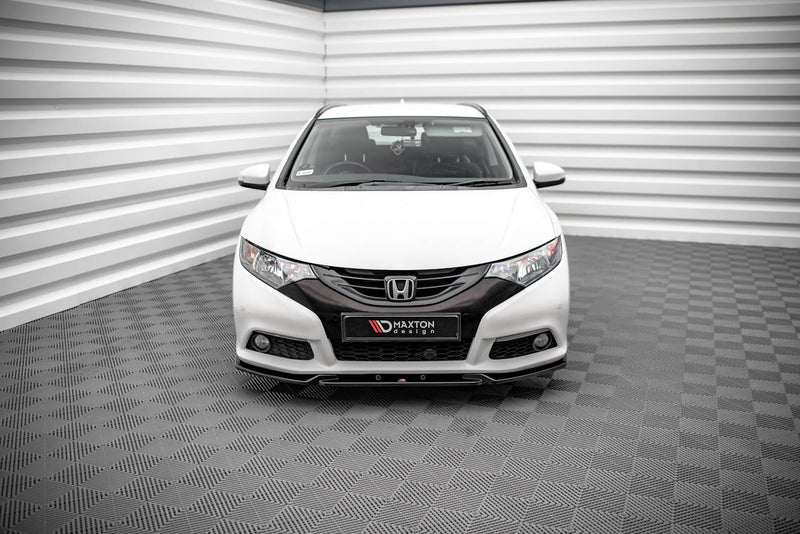 Maxton Design Front Ansatz V.2 für Honda Civic Mk9 Carbon Look - Beast Performance Fahrzeugtechnik OHG
