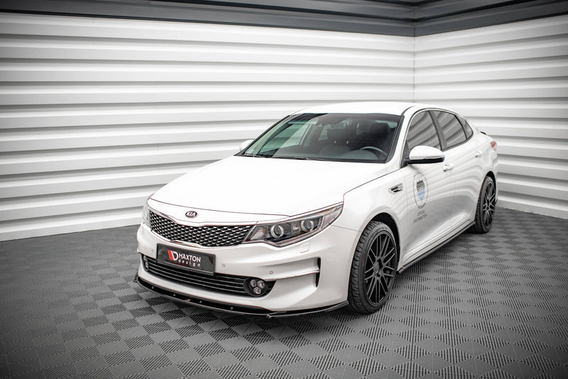 Maxton Design Front Ansatz V.2 für Kia Optima Mk4 Carbon Look - Beast Performance Fahrzeugtechnik OHG