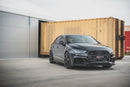 Maxton Design Seitenschweller Ansatz für V.2 für Audi RS3 8V Sportback Facelift Carbon Look - Beast Performance Fahrzeugtechnik OHG