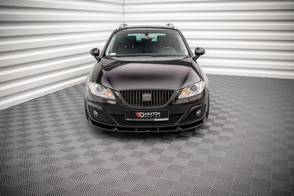 Maxton Design Front Ansatz V.1 für Seat Exeo Carbon Look - Beast Performance Fahrzeugtechnik OHG