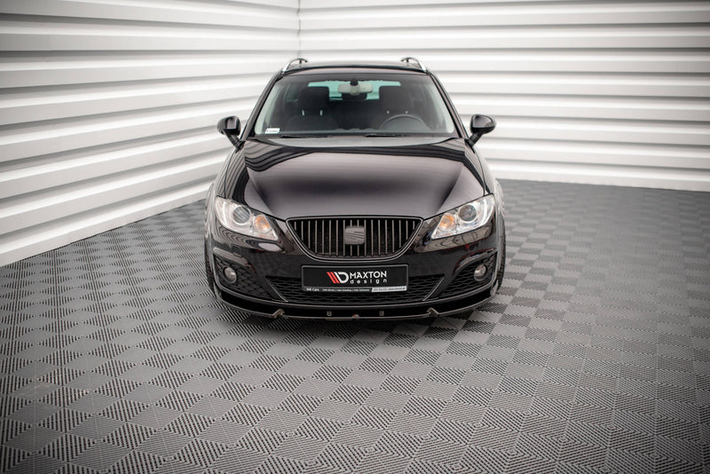 Maxton Design Front Ansatz V.1 für Seat Exeo schwarz Hochglanz - Beast Performance Fahrzeugtechnik OHG