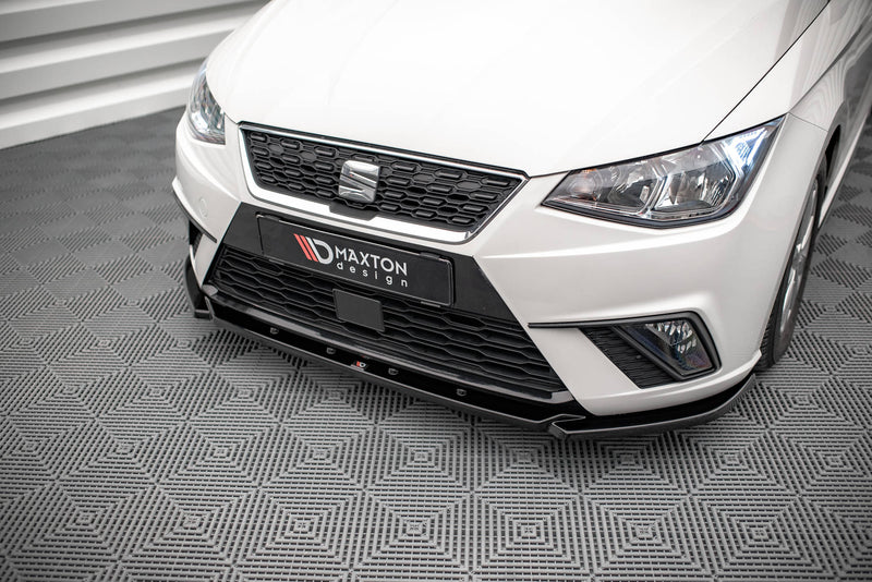 Maxton Design Front Ansatz V.2 für Seat Ibiza Mk5 Carbon Look - Beast Performance Fahrzeugtechnik OHG