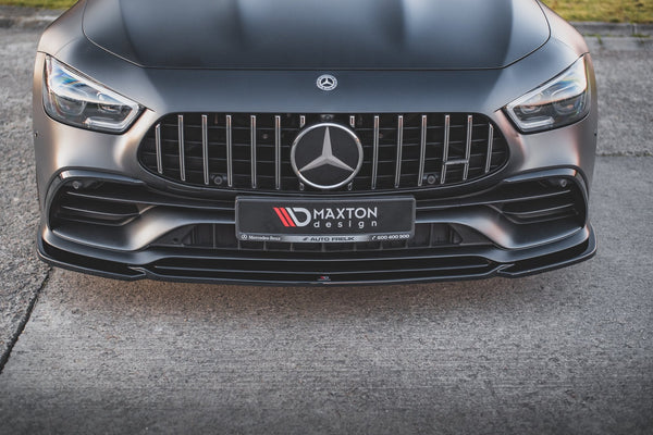 Maxton Design Front Ansatz V.1 für Mercedes-AMG GT 53 4-Door Coupe schwarz matt - Beast Performance Fahrzeugtechnik OHG
