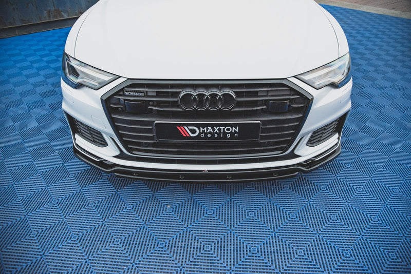 Maxton Design Front Ansatz V.3 für Audi A6 S-Line / S6 C8  Carbon Look - Beast Performance Fahrzeugtechnik OHG
