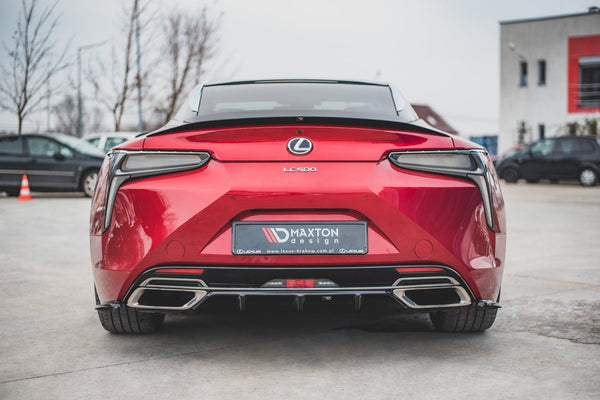 Maxton Design Diffusor Heck Ansatz für Lexus LC 500 Carbon Look - Beast Performance Fahrzeugtechnik OHG