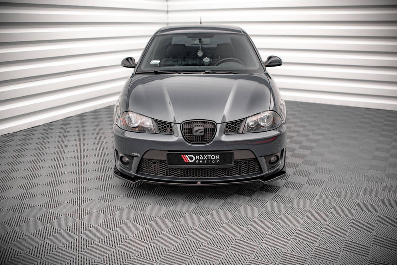 Maxton Design Front Ansatz V.3 für Seat Ibiza Cupra Mk3 Carbon Look - Beast Performance Fahrzeugtechnik OHG