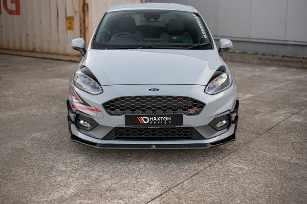 Maxton Design Scheinwerfer Blenden Böser Blick für Ford Fiesta Mk8 ST / ST-Line / Standard Carbon Look - Beast Performance Fahrzeugtechnik OHG