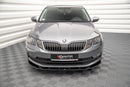 Maxton Design Front Ansatz V.2 für Skoda Octavia Mk3 Facelift schwarz matt - Beast Performance Fahrzeugtechnik OHG