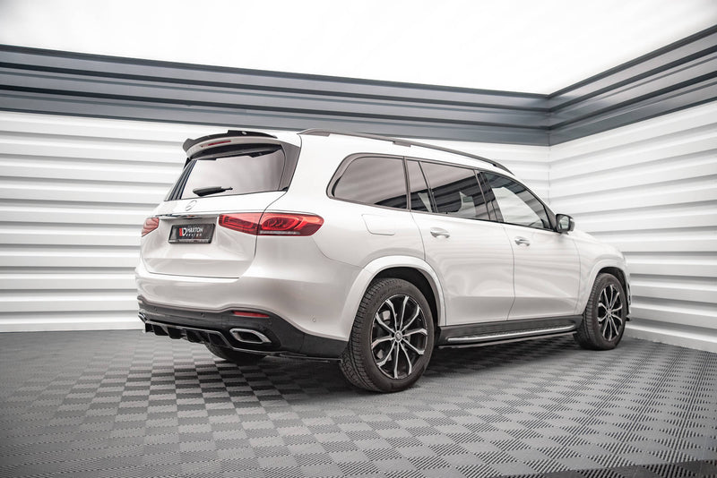 Maxton Design Mittlerer Diffusor Heck Ansatz DTM Look für Mercedes-Benz GLS AMG-Line X167 Carbon Look - Beast Performance Fahrzeugtechnik OHG