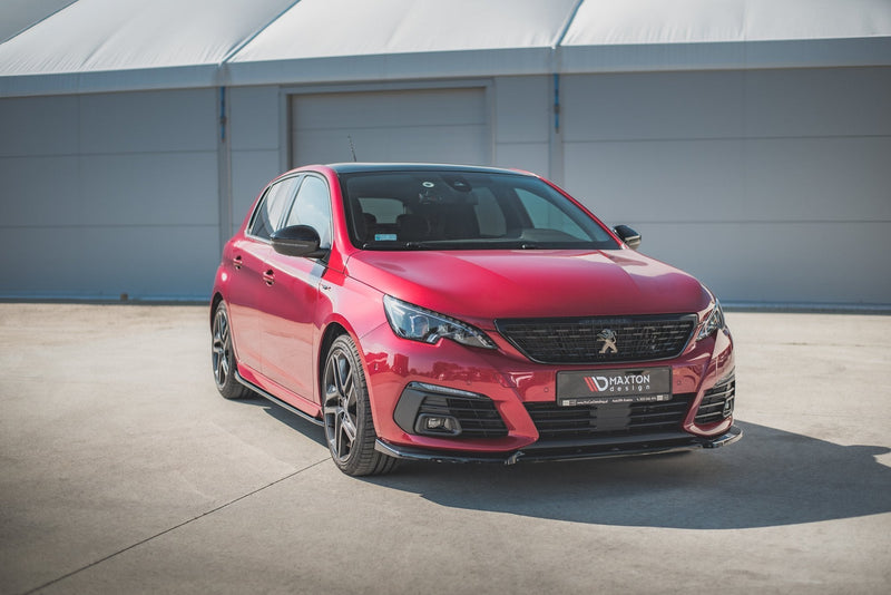 Maxton Design Front Ansatz V.1 für Peugeot 308 GT Mk2 Facelift Carbon Look - Beast Performance Fahrzeugtechnik OHG