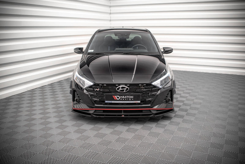 Maxton Design Front Ansatz V.3 für Hyundai I20 N Mk3 Carbon Look - Beast Performance Fahrzeugtechnik OHG