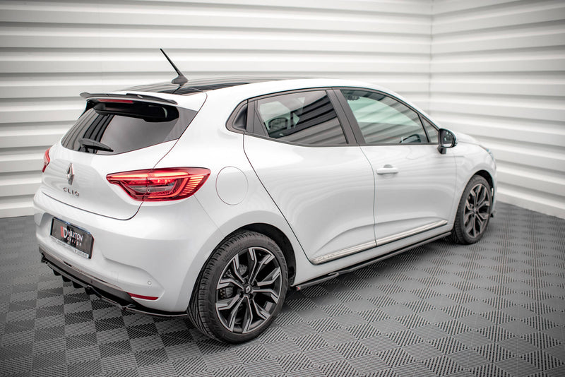 Maxton Design Seitenschweller Ansatz für Renault Clio Mk5 schwarz matt - Beast Performance Fahrzeugtechnik OHG