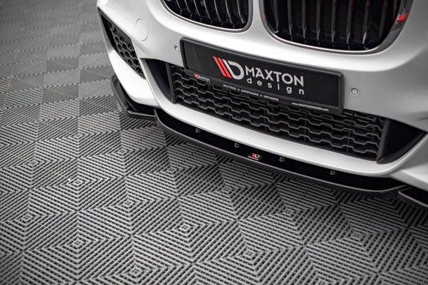 Maxton Design Front Ansatz V.1 für BMW X1 M-Paket F48 schwarz matt - Beast Performance Fahrzeugtechnik OHG