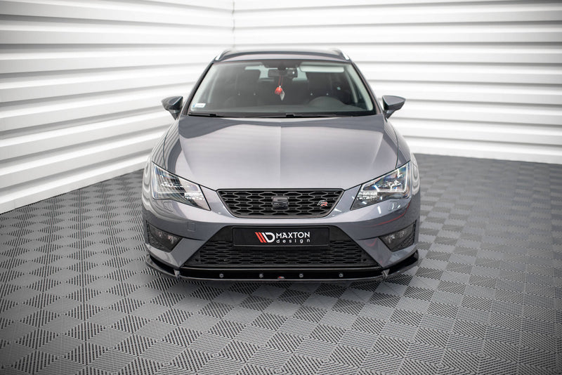 Maxton Design Front Ansatz V.1 für Seat Leon FR / Cupra Mk3 schwarz matt - Beast Performance Fahrzeugtechnik OHG