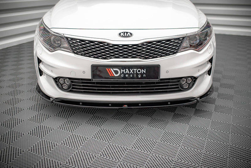 Maxton Design Front Ansatz V.1 für Kia Optima Mk4 schwarz matt - Beast Performance Fahrzeugtechnik OHG
