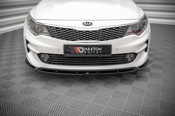 Maxton Design Front Ansatz V.1 für Kia Optima Mk4 Carbon Look - Beast Performance Fahrzeugtechnik OHG