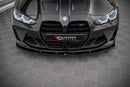 Maxton Design Front Ansatz V.1 für BMW M4 G82 / M3 G80 schwarz matt - Beast Performance Fahrzeugtechnik OHG