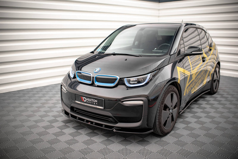 Maxton Design Front Ansatz V.2 für BMW i3 Mk1 Facelift Carbon Look - Beast Performance Fahrzeugtechnik OHG
