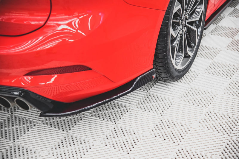 Maxton Design Heck Ansatz Flaps Diffusor V.4 für Ford Focus ST-Line Kombi Mk4 Carbon Look - Beast Performance Fahrzeugtechnik OHG