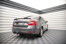 Maxton Design Heck Ansatz Flaps Diffusor für Skoda Octavia Mk3 Facelift schwarz matt - Beast Performance Fahrzeugtechnik OHG