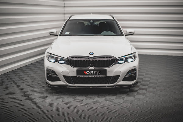 Maxton Design Front Ansatz V.5 für BMW 3er G20 / G21 M-Paket schwarz Hochglanz - Beast Performance Fahrzeugtechnik OHG