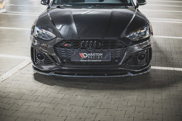 Maxton Design Front Ansatz V.2 für Audi RS5 F5 Facelift schwarz matt - Beast Performance Fahrzeugtechnik OHG