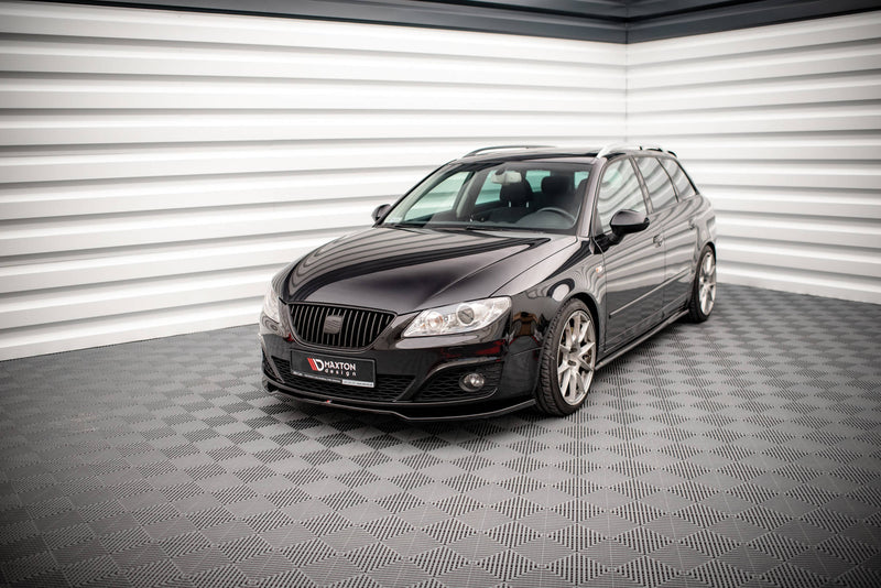 Maxton Design Front Ansatz V.2 für Seat Exeo schwarz Hochglanz - Beast Performance Fahrzeugtechnik OHG
