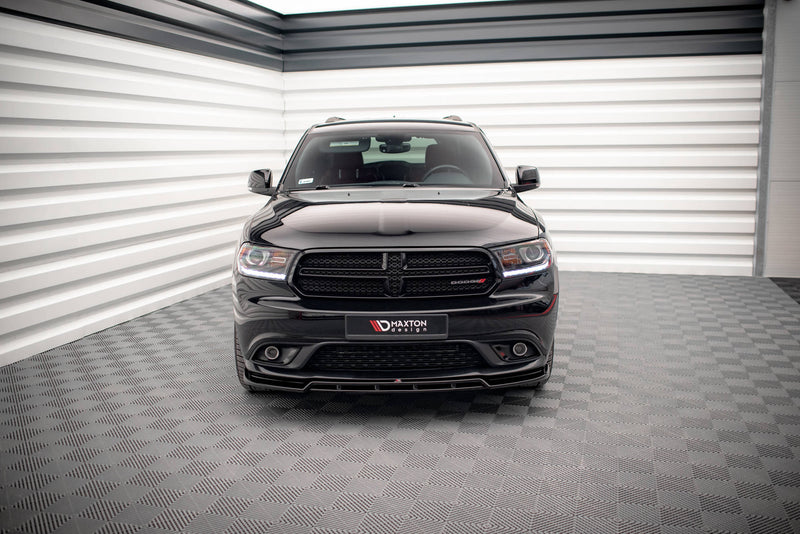 Maxton Design Front Ansatz für Dodge Durango RT Mk3 schwarz Hochglanz - Beast Performance Fahrzeugtechnik OHG