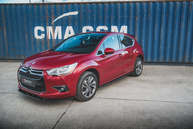 Maxton Design Seitenschweller Ansatz für Citroen DS4 schwarz Hochglanz - Beast Performance Fahrzeugtechnik OHG