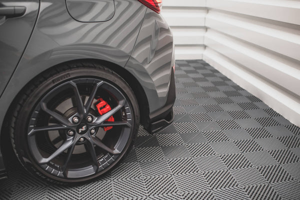 Maxton Design Heck Ansatz Flaps Diffusor V.3 für Hyundai I30 N Hatchback Mk3 Facelift Carbon Look - Beast Performance Fahrzeugtechnik OHG