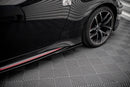 Maxton Design Seitenschweller Ansatz für V.2 für Nissan 370Z Nismo Facelift schwarz matt - Beast Performance Fahrzeugtechnik OHG