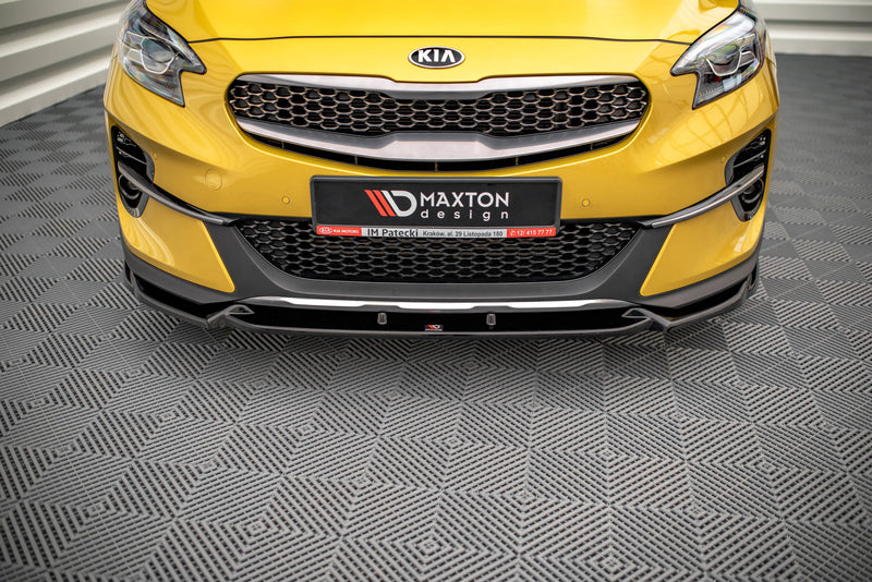 Maxton Design Front Ansatz für Kia XCeed Mk1 Carbon Look - Beast Performance Fahrzeugtechnik OHG