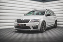 Maxton Design Front Ansatz V.4 für Skoda Octavia RS Mk3 schwarz matt - Beast Performance Fahrzeugtechnik OHG