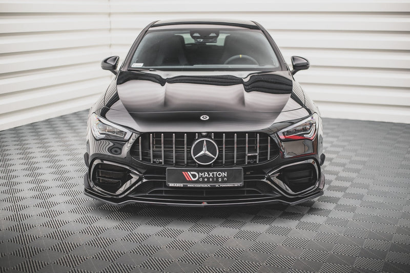 Maxton Design Front Ansatz V.3 für Mercedes-AMG CLA 45 Aero C118 schwarz matt - Beast Performance Fahrzeugtechnik OHG